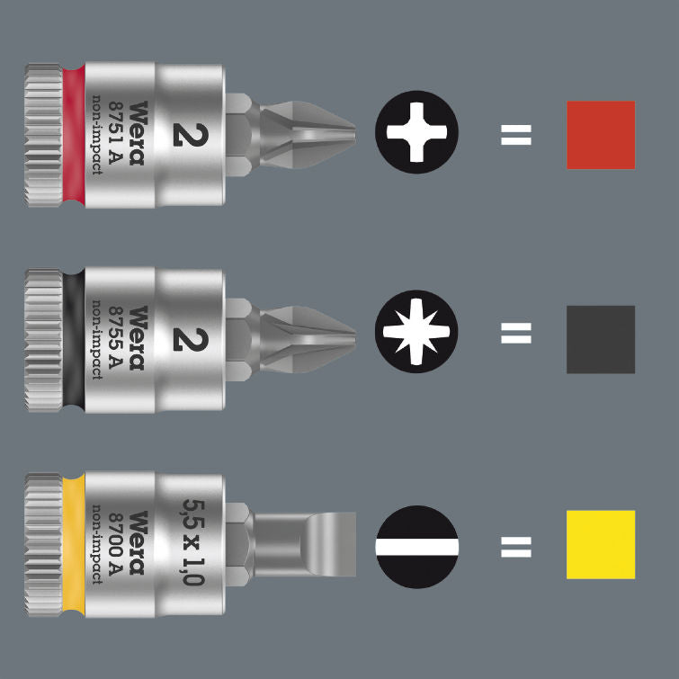 1/4'' Zyklop Speed Socket Wrench Set + Ratchet 42 Pcs.