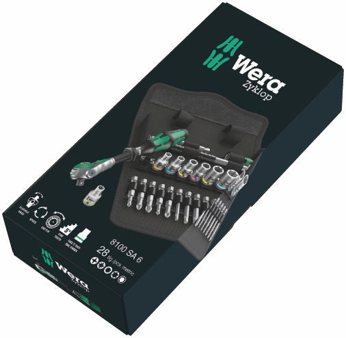 Zylkop Hylsnyckelsats 1/4'' 5-13 Mm 16 St.