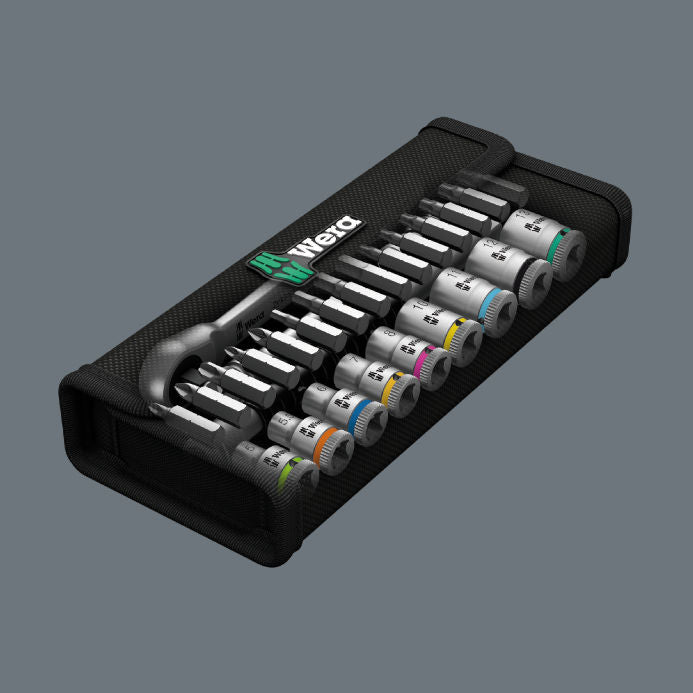 1/4'' Zylkop Socket Wrench Set 5-13mm 28 Pcs.