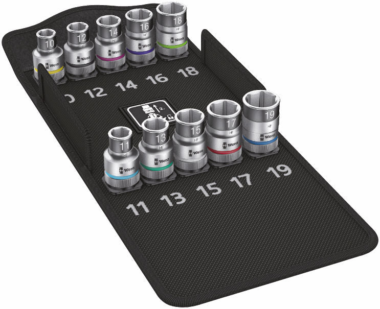 Zylkop Socket Wrench Set 1/2'' 10 Pieces
