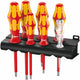 Kraftform 100 Series Screwdriver Set + Voltage Tester + Hanger.