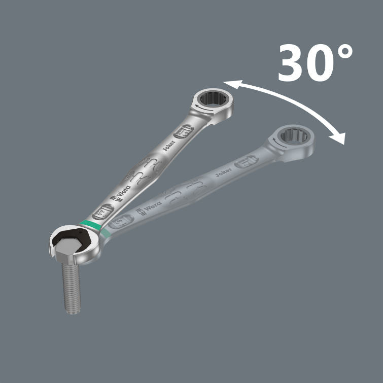 Joker Ratchet Combination Spanner Set