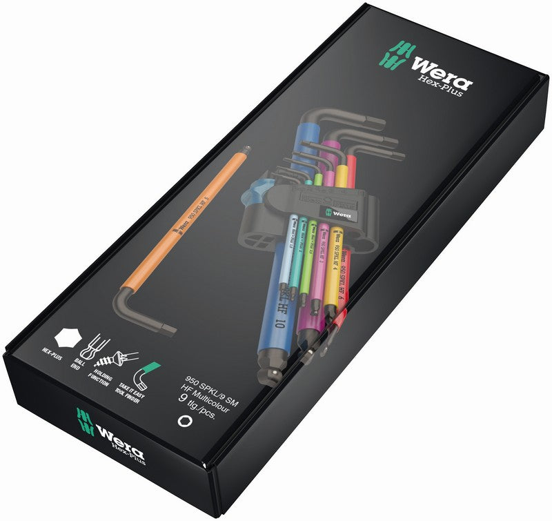 Zestaw 9 kluczy z głowicą kulową Blacklaser