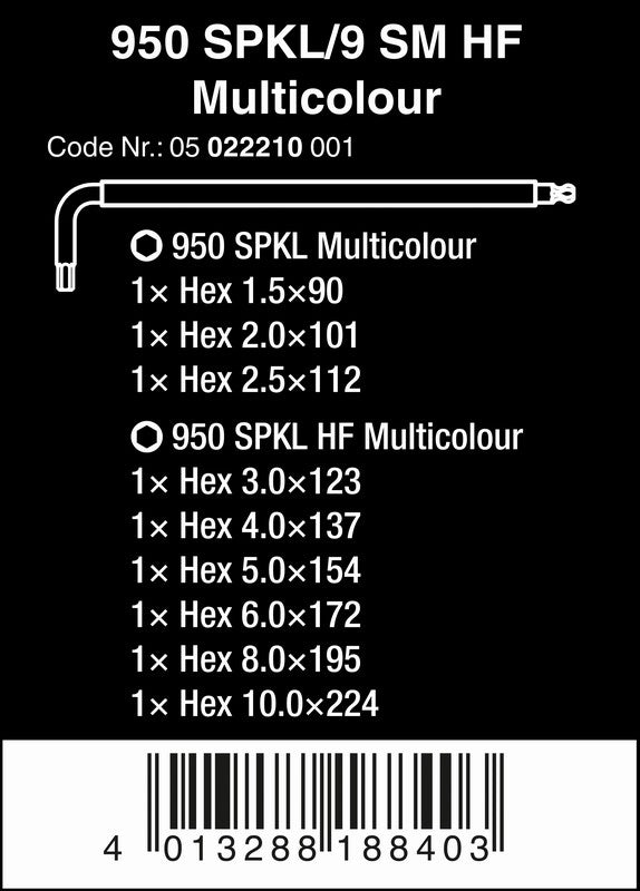 Set Of 9 Blacklaser Ball Head Keys