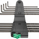 Conjunto de chave Allen Torx longa de 9 peças