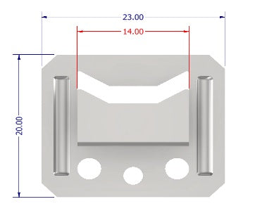 Clips pour lambris 1,0 mm/100