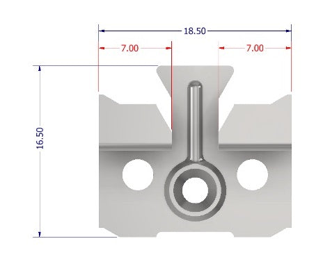 Wainscoting Clips 5,0 mm/80
