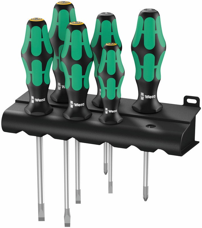 Kraftform Lasertip Screwdriver Set + Hanger 6 Pcs