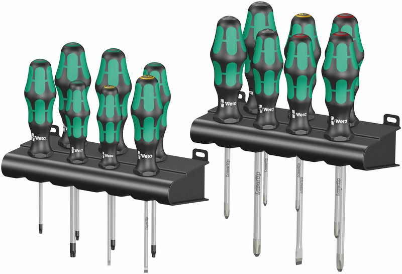 Set Of 14 Kraftform Screwdrivers + Hanger
