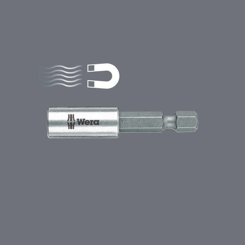 Support magnétique en acier inoxydable blister 1/4'' 50 mm