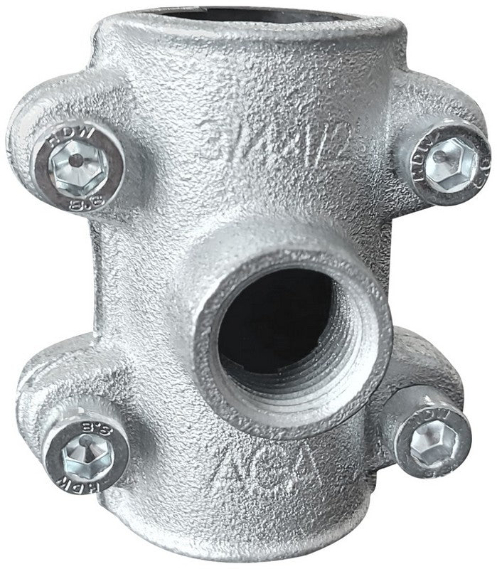 Morsetto di riparazione Aga Obd 6/4x1' con uscita laterale