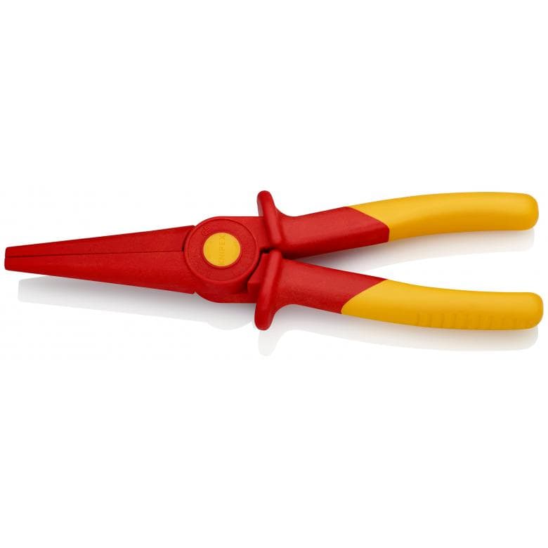 Pinza a becchi lunghi isolata in plastica, 220 mm