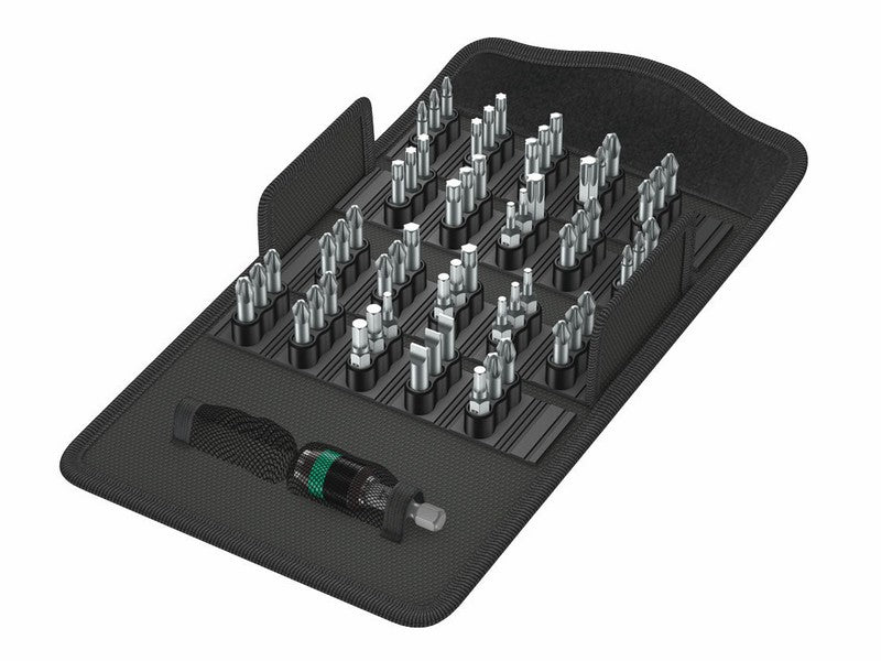 Juego de Puntas Bit-safe + Destornillador 1/4 61 Piezas