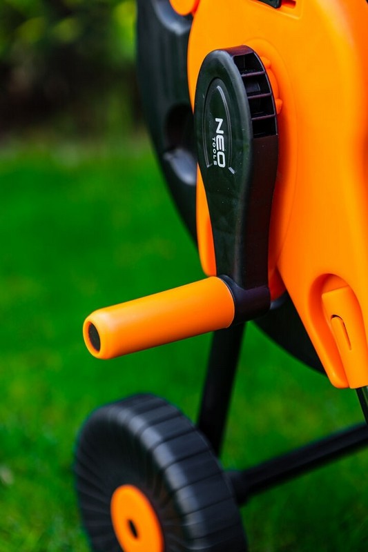 Carrello Portagomma Da Giardino In Plastica Fino A 60 M Di Tubo Da 1/2''