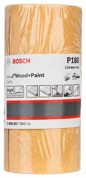 Best F/wood Sanding Roller 115mm*5m P180
