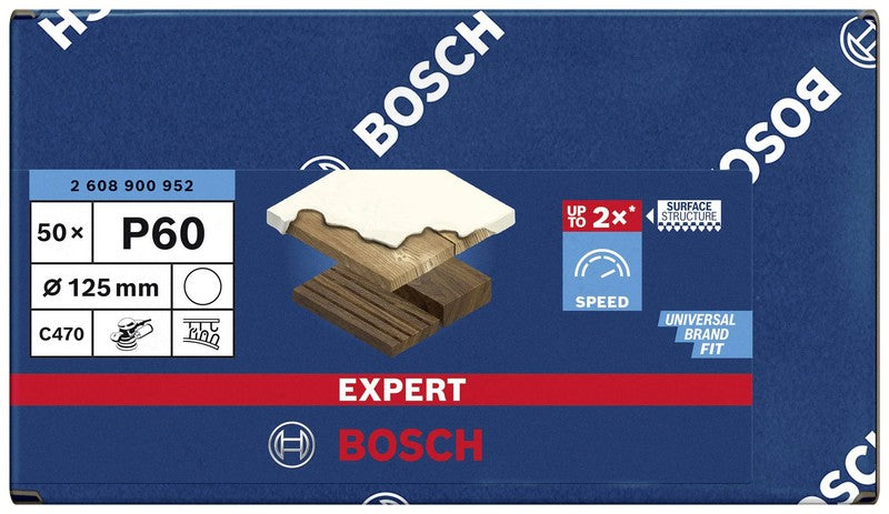 Expert Exc470 Schuurschijf 125mm P60