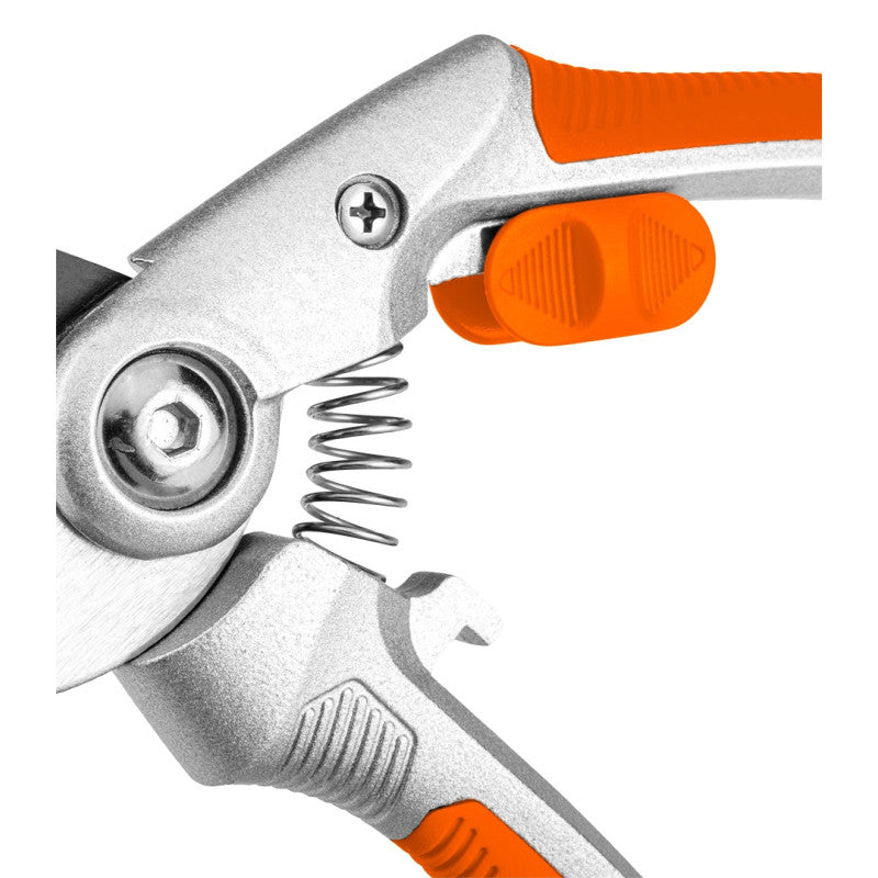 Amboss-Gartenschere aus Aluminium, 210 mm, Reichweite bis zu 20 mm