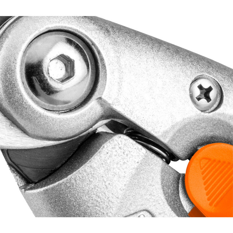 Amboss-Gartenschere aus Aluminium, 210 mm, Reichweite bis zu 20 mm