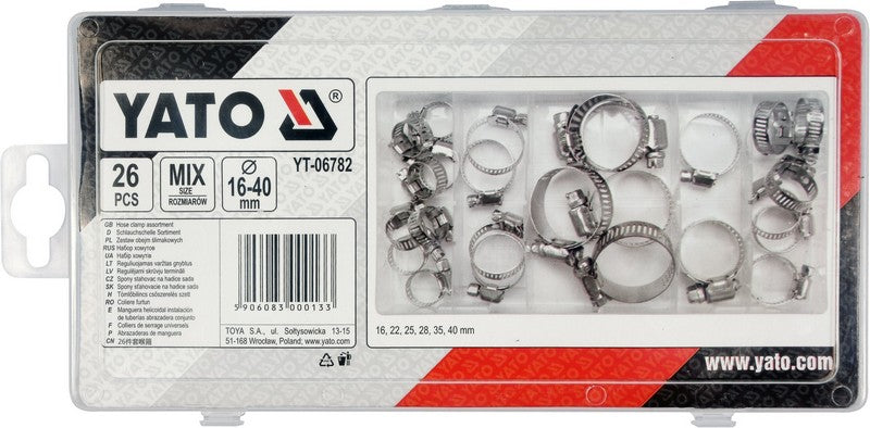 Screw Clamps Mix 26 Pcs