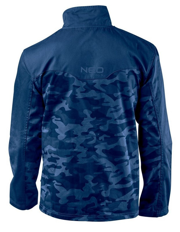 Camo Navy Work Sweatshirt storlek S
