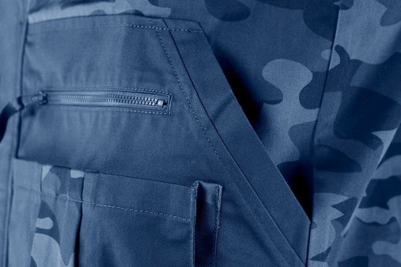 Camo Navy Work Sweatshirt storlek S