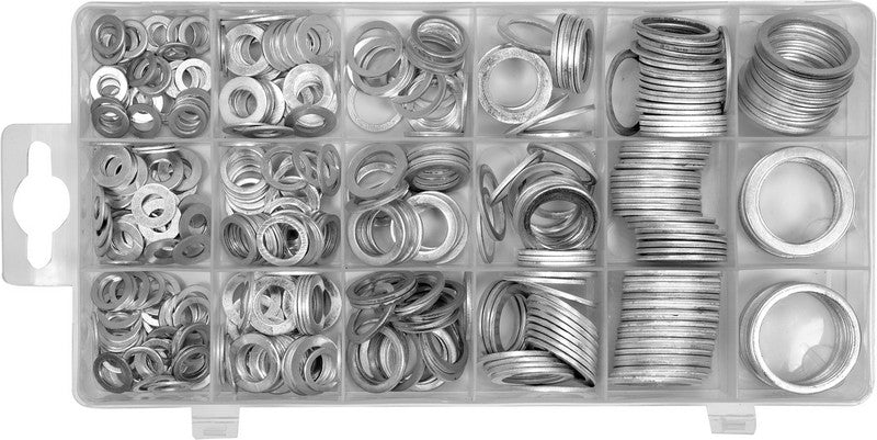 Aluminium pads set 450 stuks, mix van maten