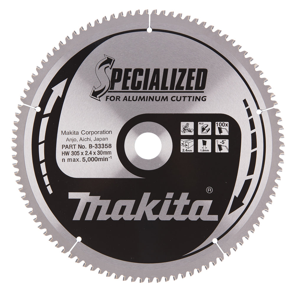 Sierra Sinterizada Para Aluminio Specialized 305*30 100z