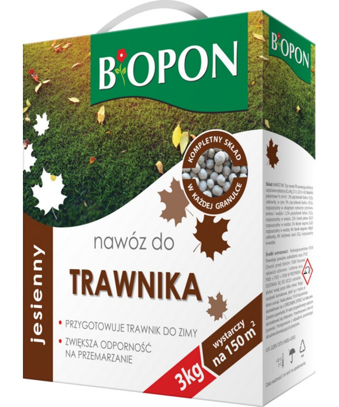 Autumn Fertilizer - For Lawn Granules Cardboard With Handle 3 Kg