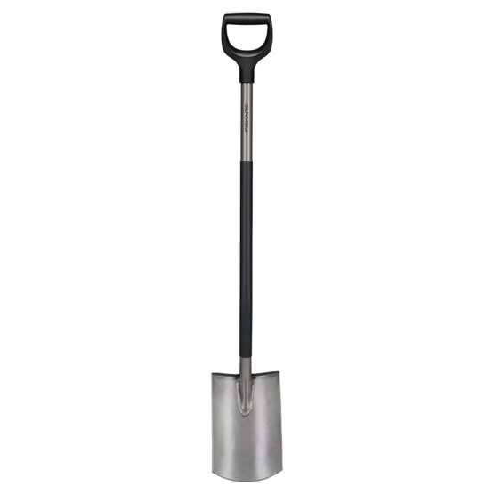 Ergonomisk spade lige grå
