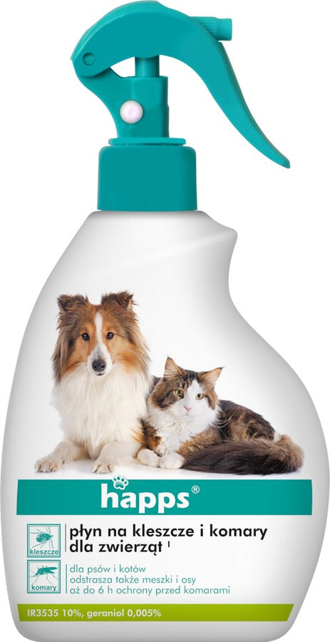 Happs Líquido Contra Carrapatos E Mosquitos Para Animais 200ml