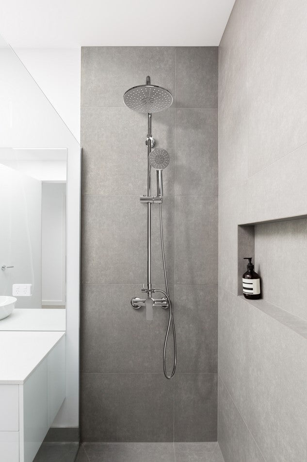 Ducha de lluvia Malta con grifo de ducha cromado