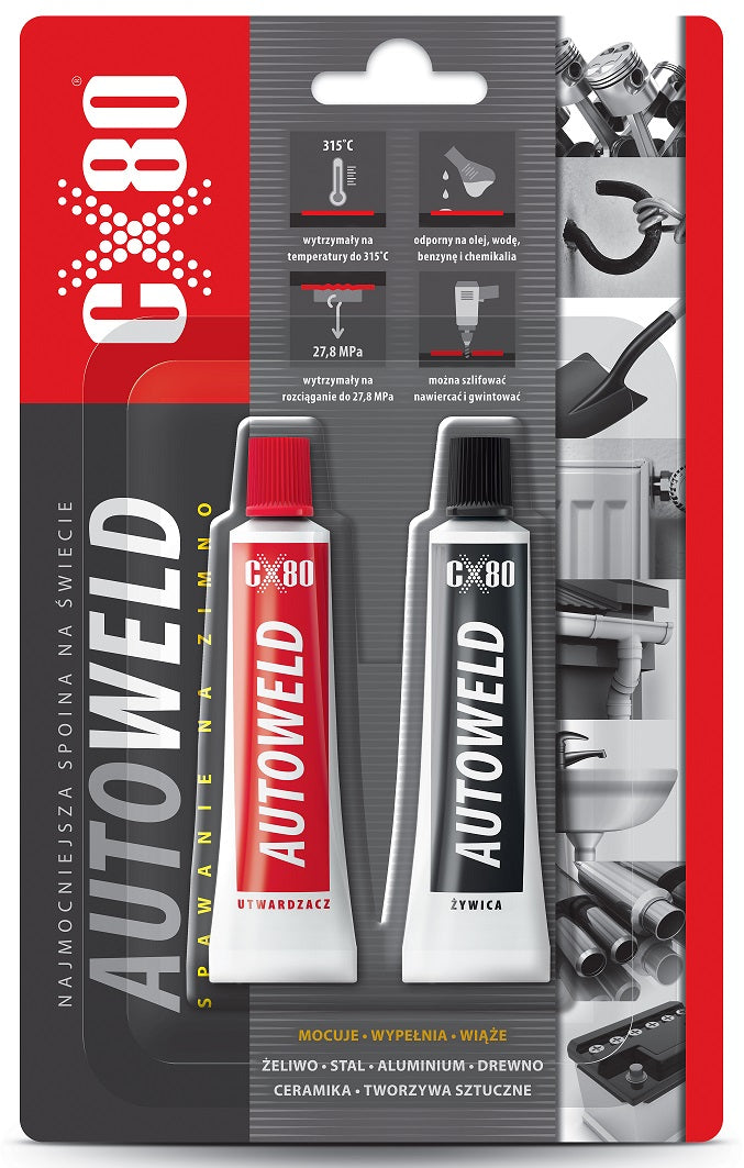 Autoweld Metal Adhesive Cold Welding 27gx2