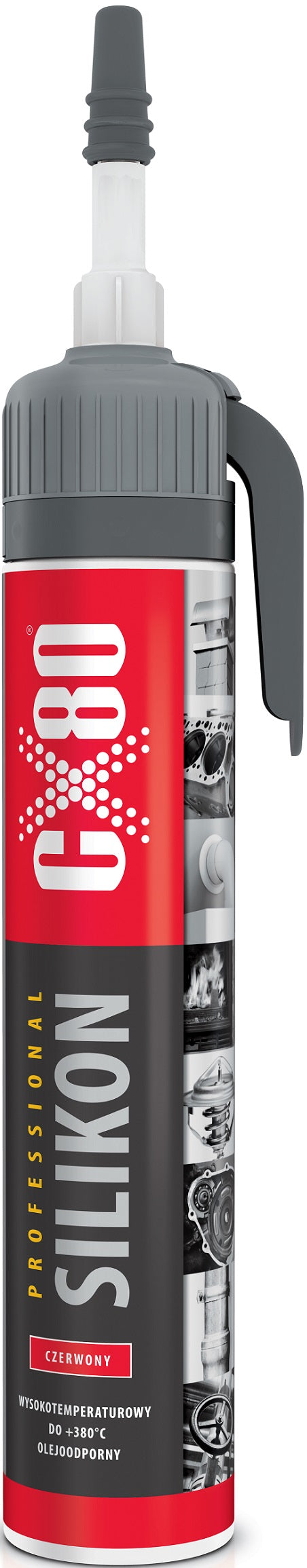 Teplota Silikonová červená 210g