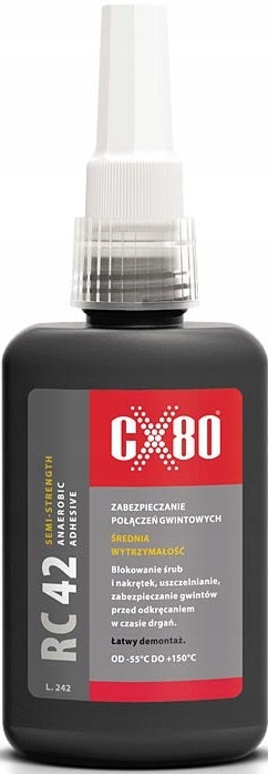 Rc-42 Anaerobic Glue For Screw Threads Medium 10ml