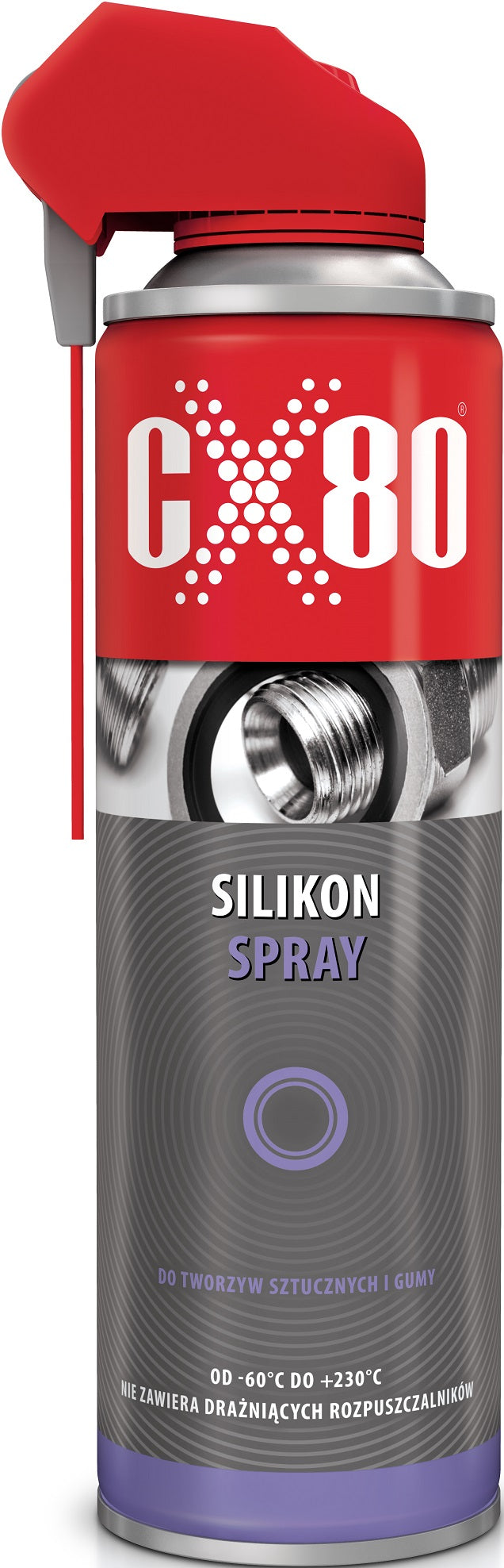 Silikone til plast og gummi Duo Spray Nsf H1 500ml