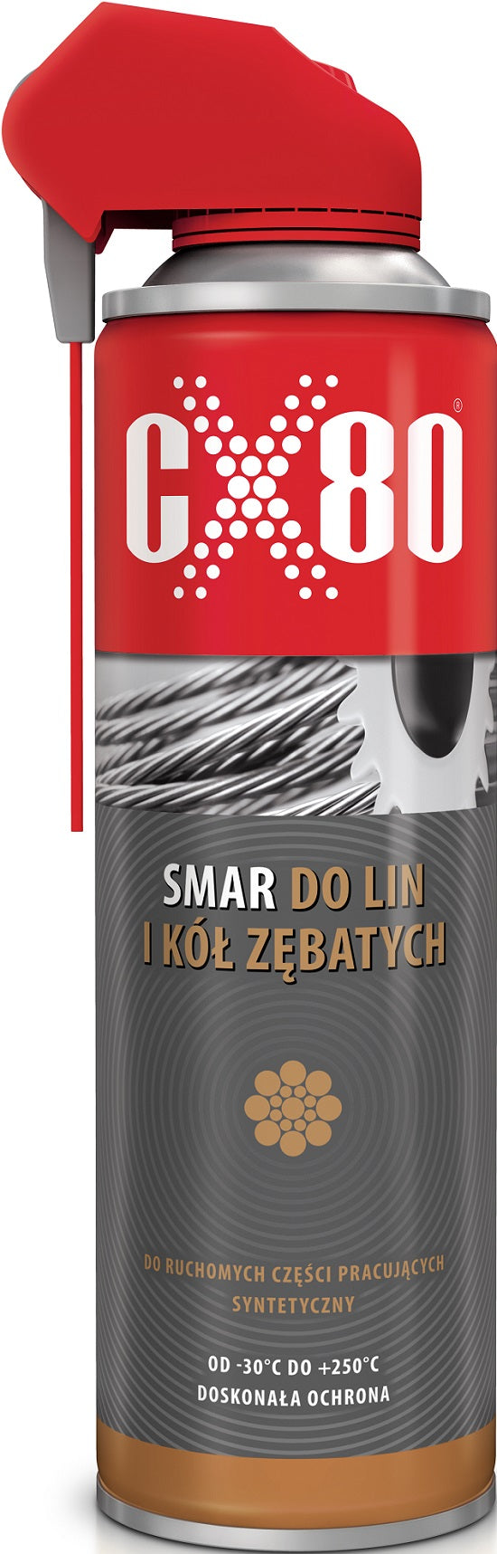 Smeermiddel voor staalkabels en tandwielen Duo Spray 500ml