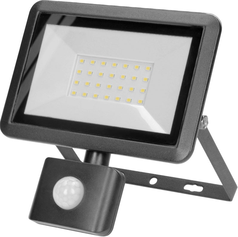 Projecteur Led Avec Pir 30w 2400lm Ip44 4000k