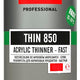 Förtunning för akrylprodukter Tunn 850 0,5l Snabb