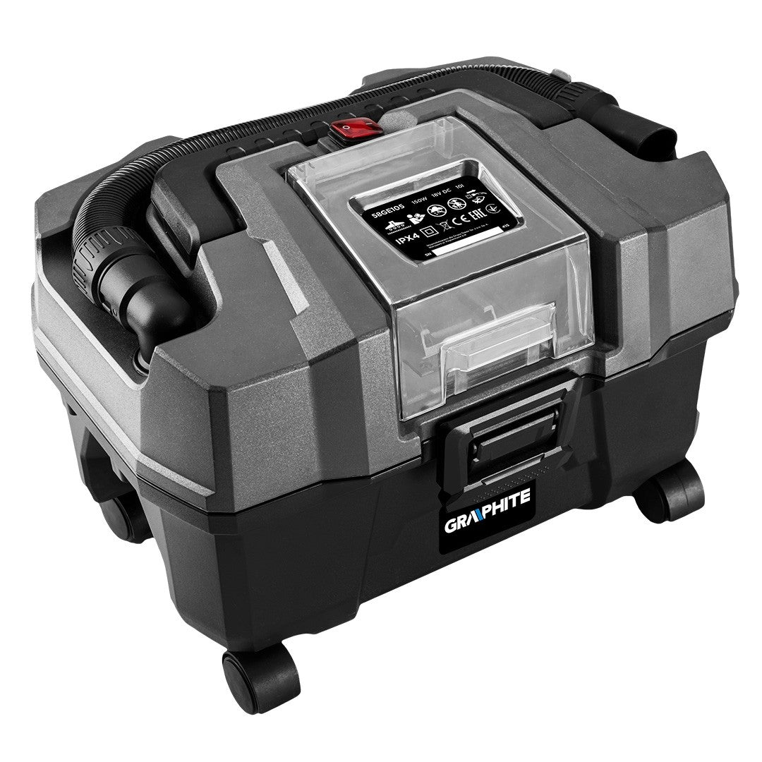 Energy+ Aspirador de Oficina 18v Li-ion 10 L Sem Baterias