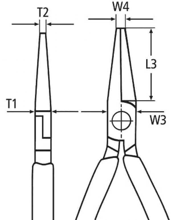 Dlouhé štípací kleště 200 mm