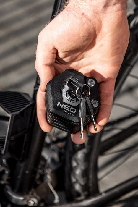 Lucchetto per bici pieghevole con chiave