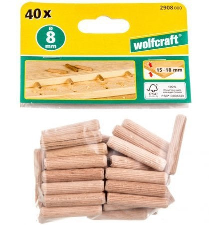 Connecting Pins 8*40mm 40pcs Beech