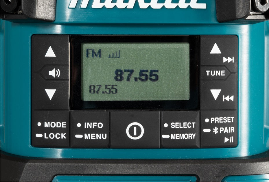 Receptor De Radio Con Lámpara Y Linterna 18v Am/fm/dab Bluetooth