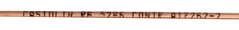 Lega per saldatura dura Cu Flam Rb 5286 Coppa 5% Ag - 500*2mm 200g