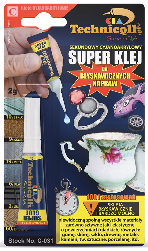 Secondary Glue Super Glue 2g