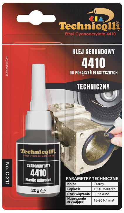 Sekundární lepidlo 4410 Elastické 20g
