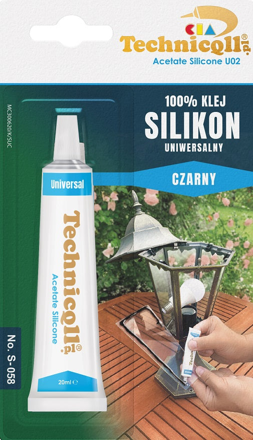 Universal Silicone Glue Black 20ml