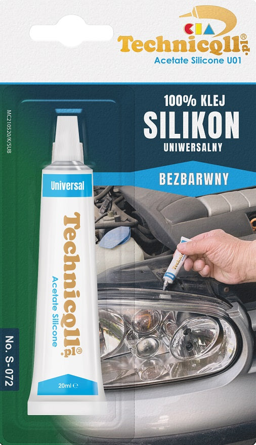 Universal Silicone Glue Colourless 20ml