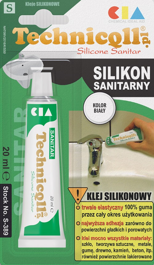 Silicon sanitar alb 20 ml