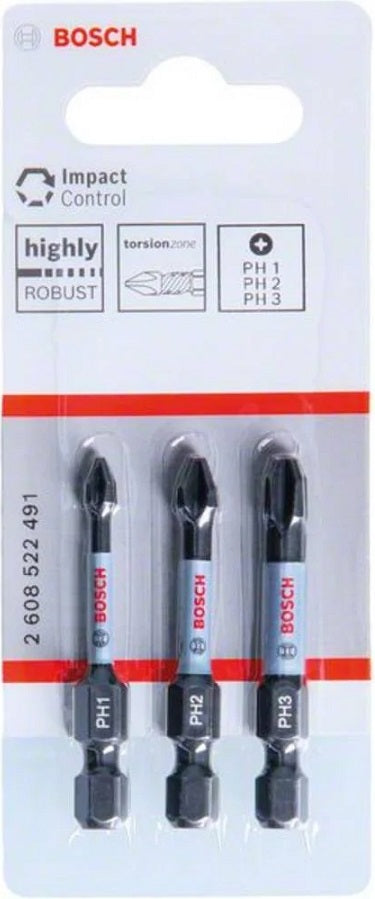 Schlag-Bit-Set 50 mm Ph1 Ph2 Ph3